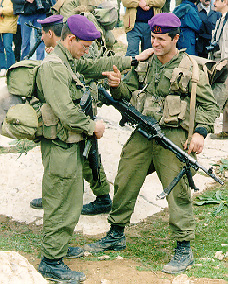 Photo: Israeli soldiers mess around