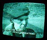 Photo: Colonel Moshe Ahed on TV