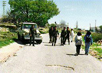Photo: The pathetic checkpoint.