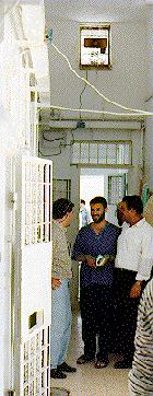 Photo: Adeeb in prison corridor