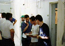 Photo: The students get the letters