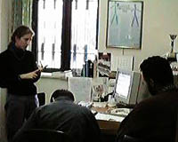 Photo: Cathi in her office