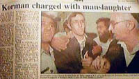 Photo of newspaper headlines