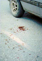 Photo: Blood on the streets