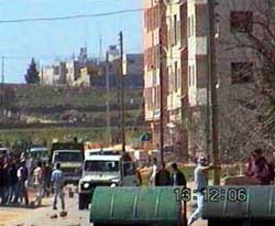 Photo: The scene from the Israeli side.