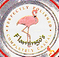 Photo: Flamingos' logo